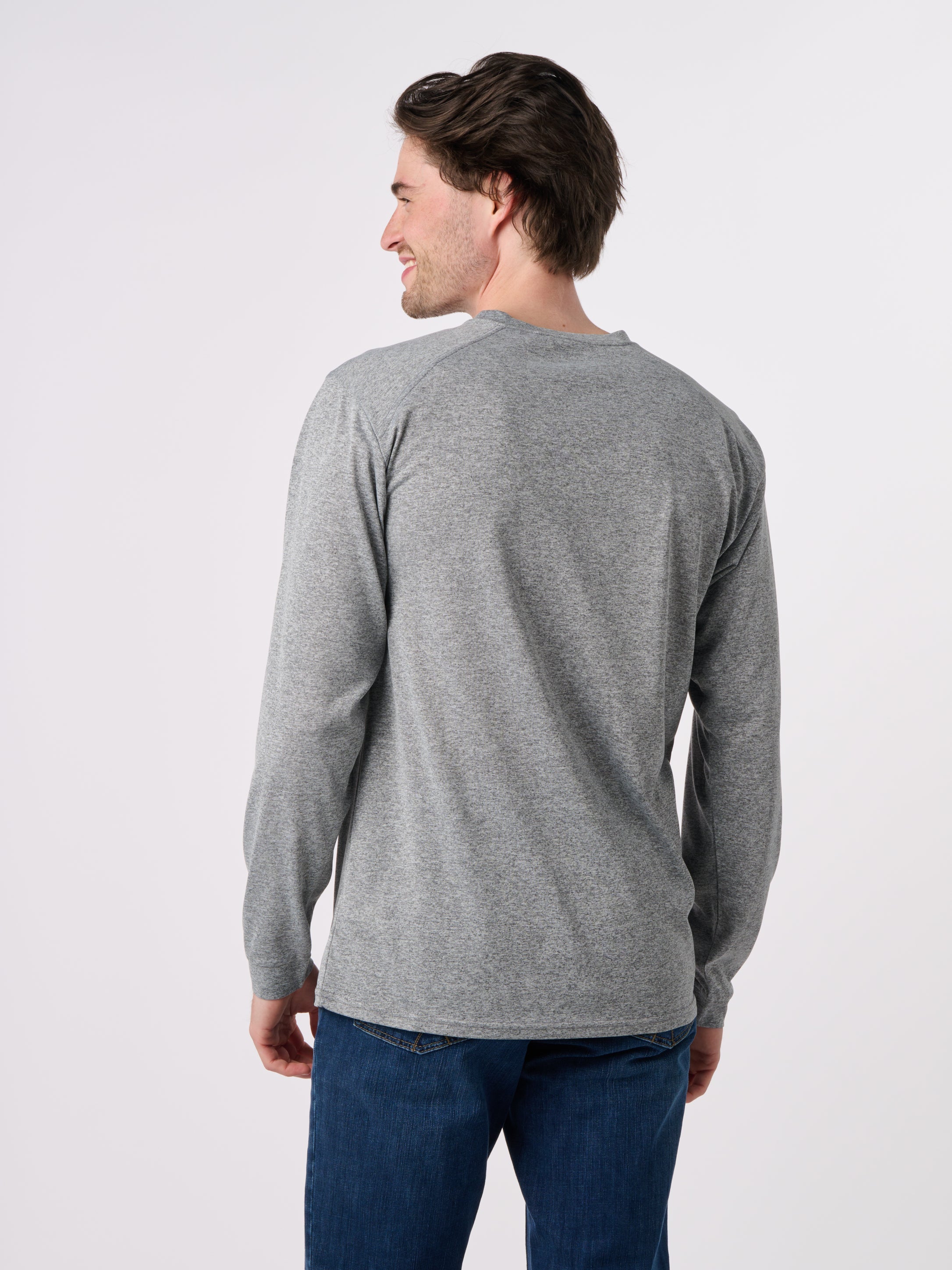 トップス ONC MERINO Longsleeve t-shirt ICE GRAY 4 Merino Long Sleeve Shirt – Tilley Canada