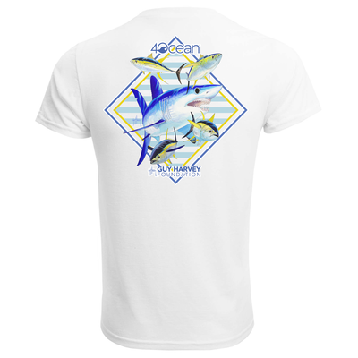 Guy Harvey Mako Shark Impact Unisex T-Shirt