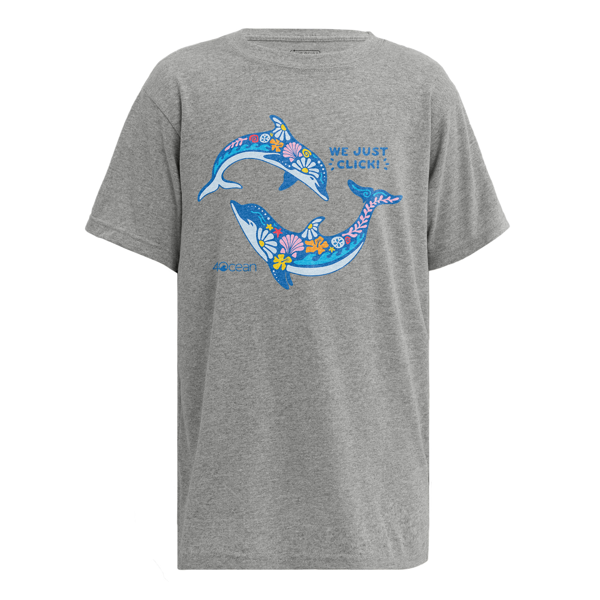 NKNIT dolphin print T-shirt size① dolphin print T-shirt – NKNIT