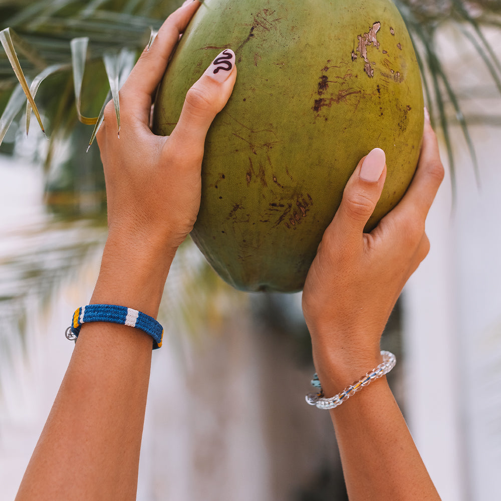 4 Ocean Recycled Plastic & Glass Bracelet - Fiesta del Sol – Dandelion  Jewelry