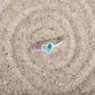 4ocean x Dune Stackable Heart Ring