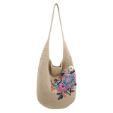 Sakroots x 4ocean Crochet Hobo Bag with Sea Turtle Embroidery