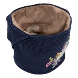 Sakroots x 4ocean Crochet Hobo Bag with Sea Turtle Embroidery