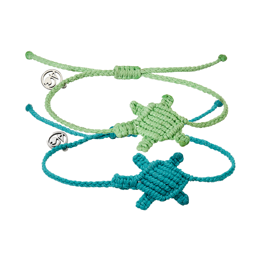 Turtle Macrame Bracelet Bundle