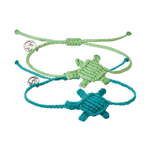 Turtle Macrame Bracelet Bundle