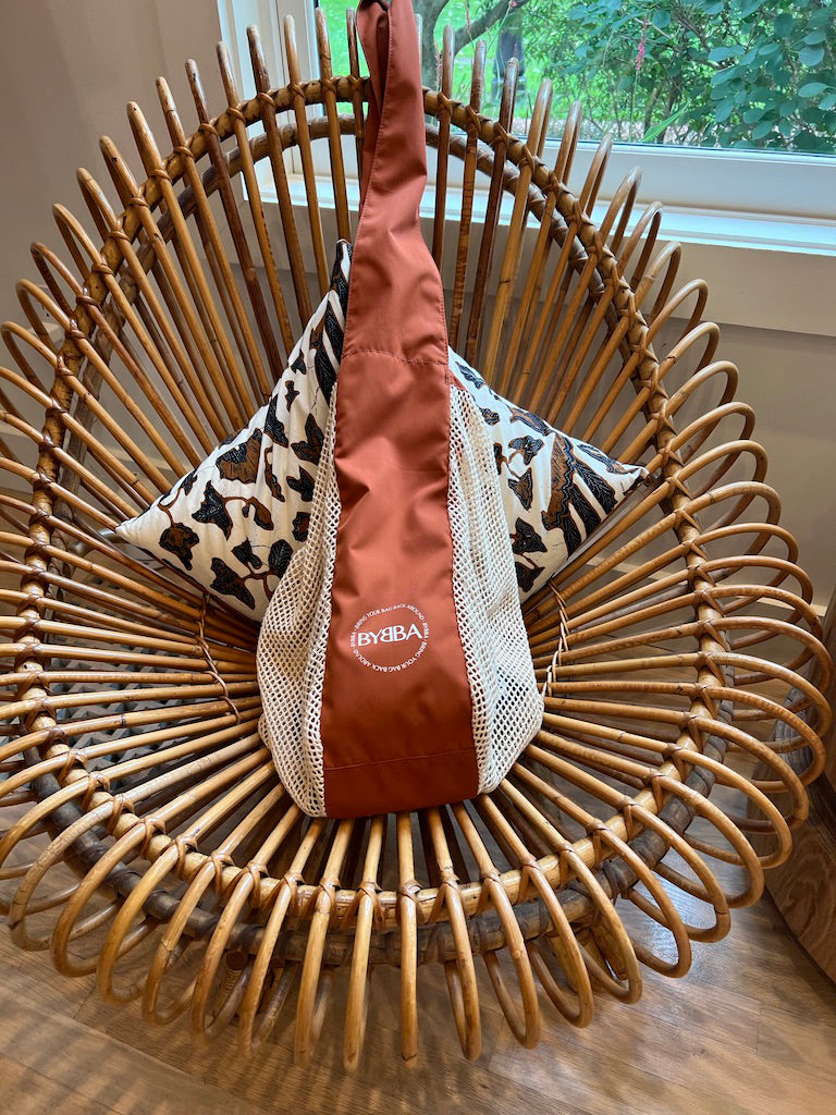 BYBBA THE NET.ZERO MARKET BAG // RUST