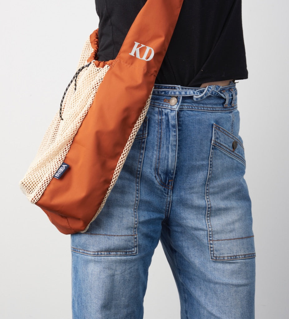 BYBBA THE NET.ZERO MARKET BAG // RUST