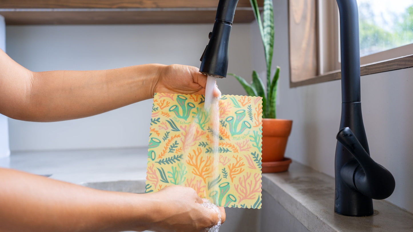 Meli Wraps Beeswax Food Wrap - Reef Print