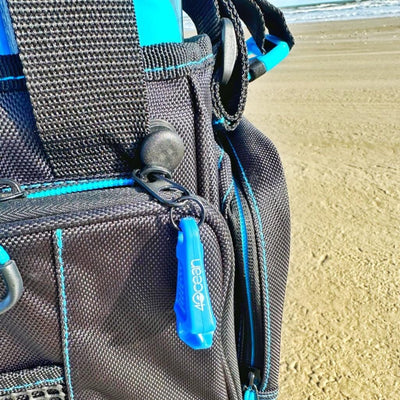 Line Cutterz x 4ocean Conservation Blue Fishing Line Cutting Zipper Pull