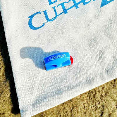 Line Cutterz x 4ocean Conservation Blue Fishing Line Cutting Peel 'n Stick Flat Mount