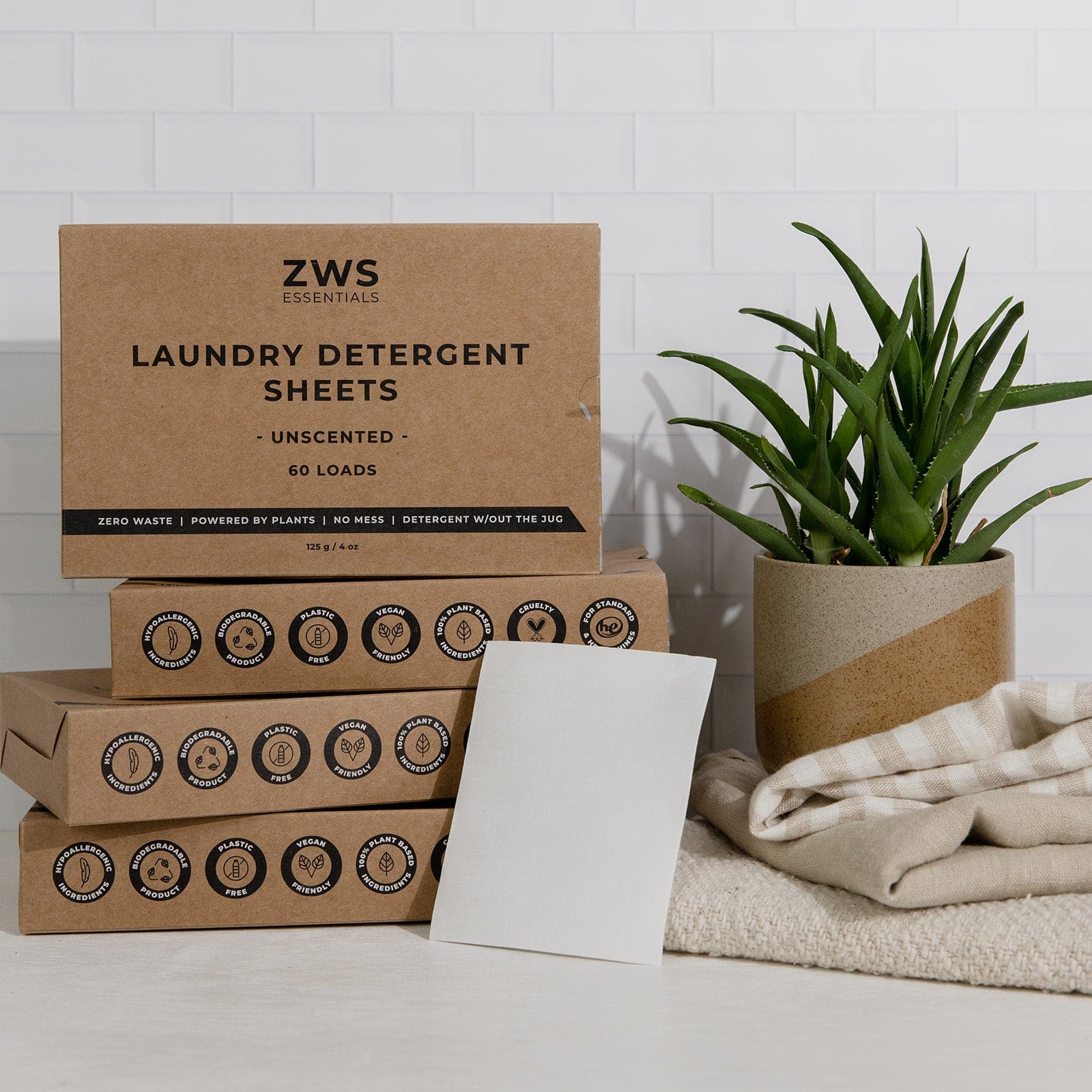 ZeroWasteStore Laundry Detergent Mini Kit - 2 or 4 Boxes