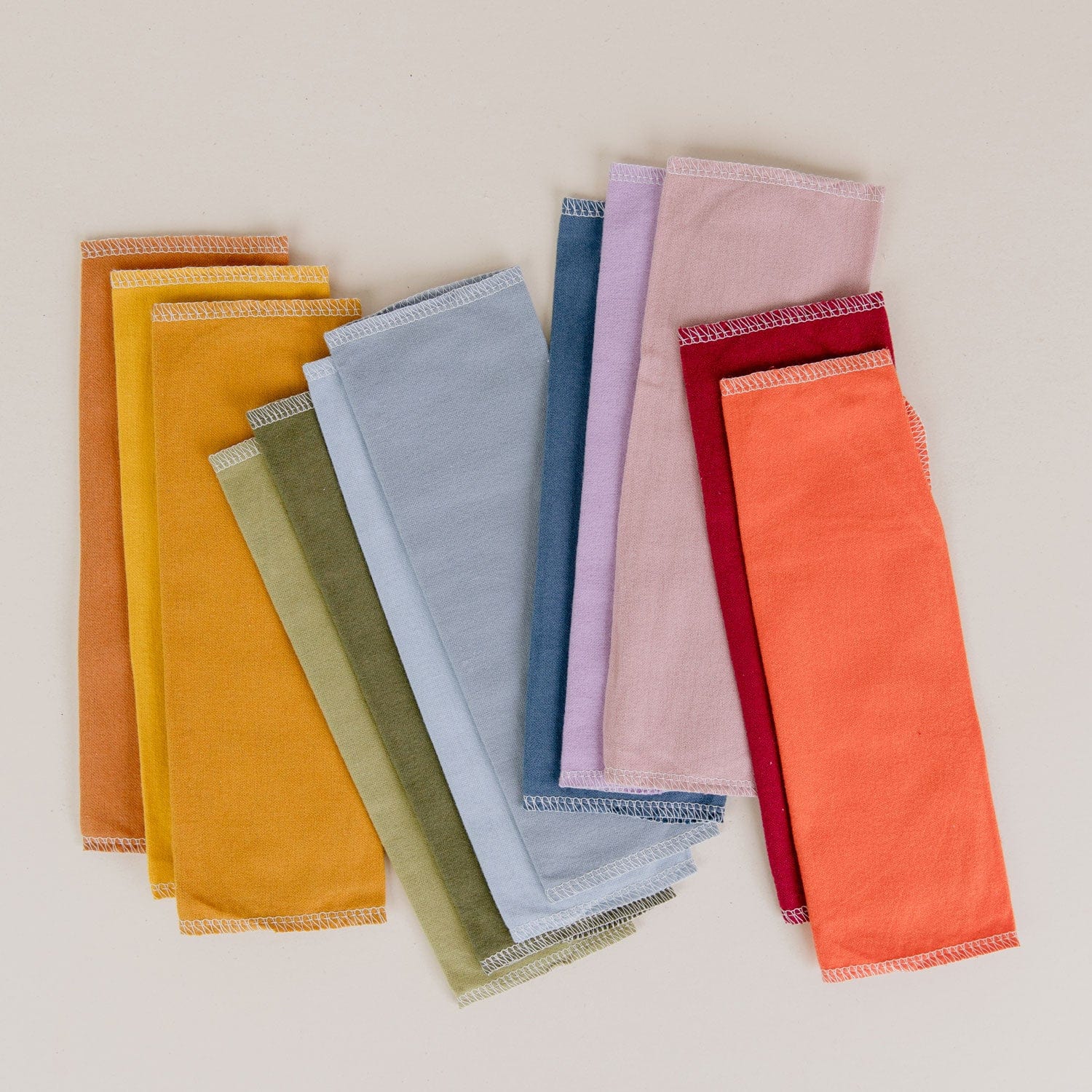 ZeroWasteStore Reusable Paper Towels - 100% Organic Cotton, 12 or 24 Pack