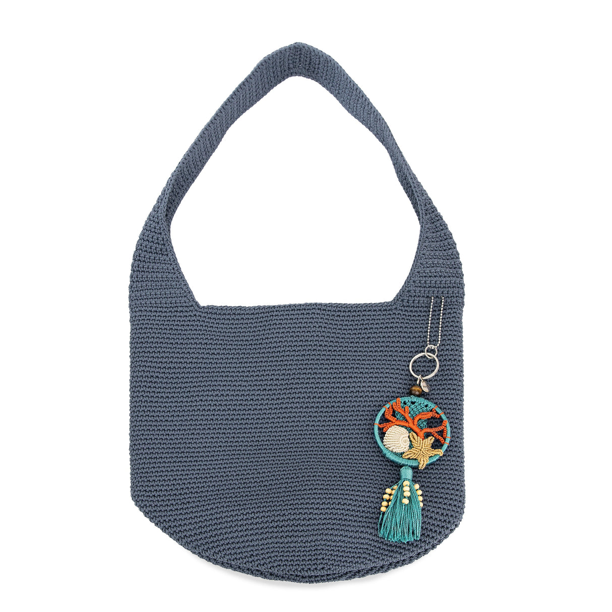 Sakroots x 4ocean Crochet Hobo Bag with Critter Keychain