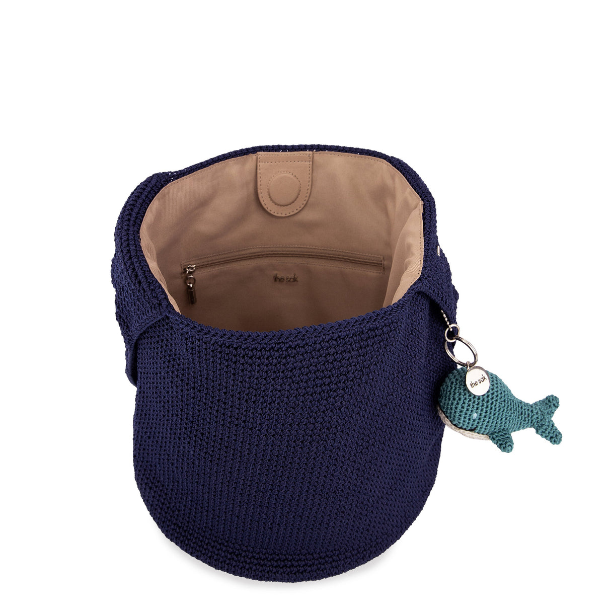 Sakroots x 4ocean Crochet Hobo Bag with Critter Keychain