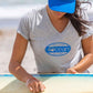 4ocean Surfer Badge Women’s V-Neck T-Shirt - 4ocean