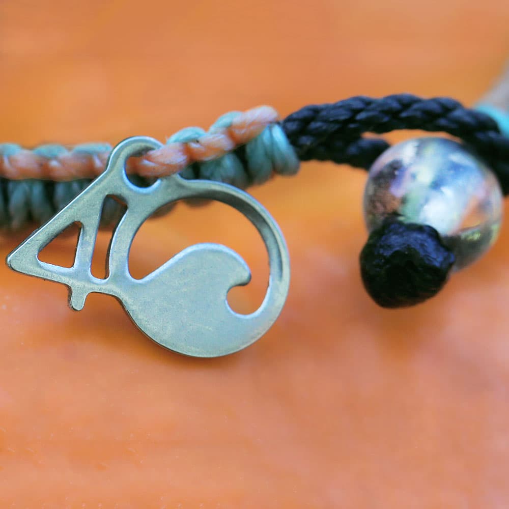 4ocean Plankton Braided Bracelet Closeup