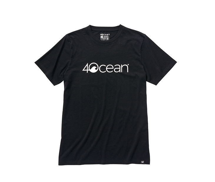 4ocean logo unisex men's and women's t-shirt - black