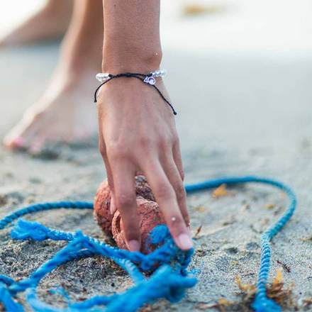 4ocean Clean Ocean Club Beaded Bracelet Subscription Program - Shark Beaded Bracelet