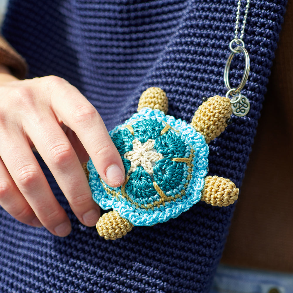 Sakroots x 4ocean Crochet Hobo Bag with Critter Keychain