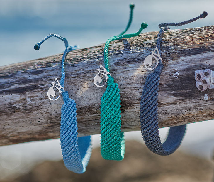 4Ocean Bali Horizon Bracelets - Light Blue, Seafoam, Grey