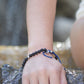 Lava Stone Beaded Bracelet in Signature Blue