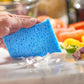 4Ocean Wave Blue Biodegradable Sponge - blue
