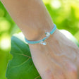 4ocean Dolphin Braided Bracelet with a Leaf