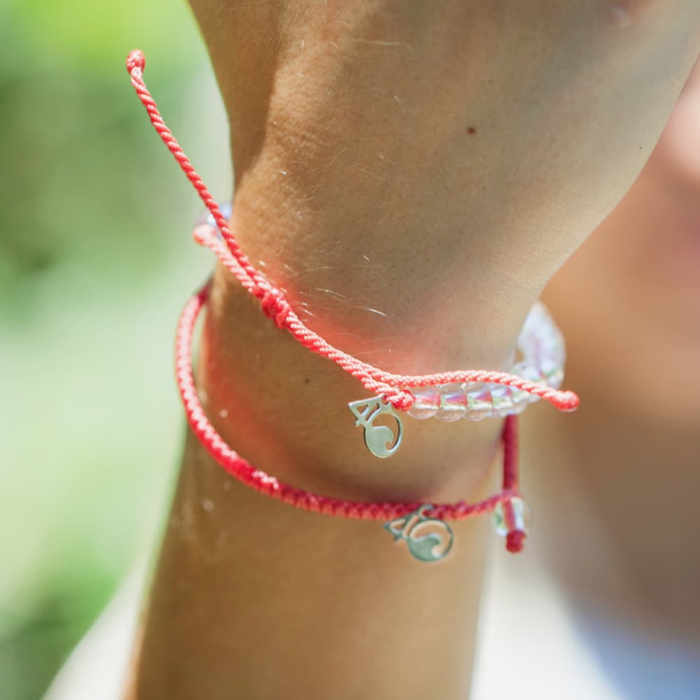 4ocean Coral Reef Bracelet 2-Pound Pack Shown on a Wrist