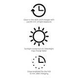 Deep Sea Beaded Bracelet in Abyssal Blue Glow