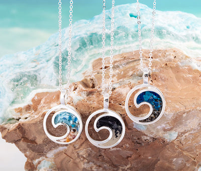 Set of 3 Dune Wave Necklaces