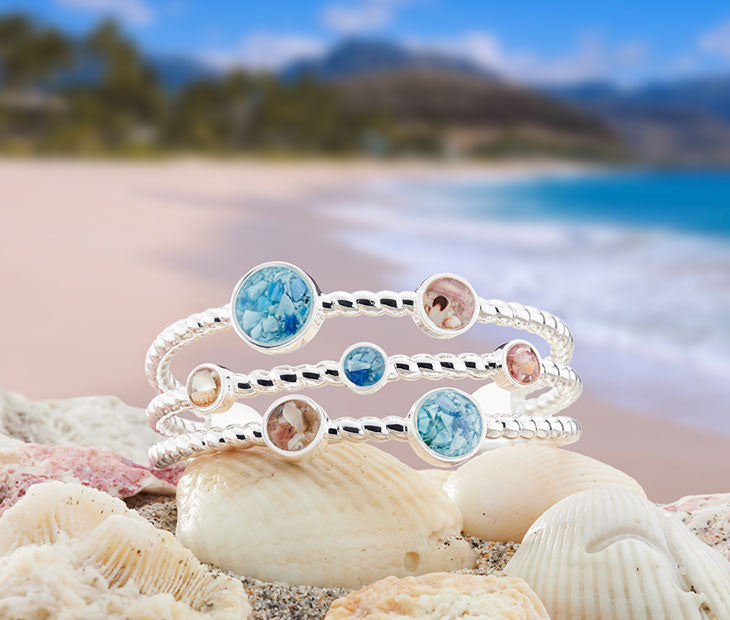 Dune Hawaii Bracelet on a pile of seashells
