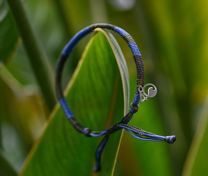 4ocean Guatemala Infinity Wrapped Bracelet - Blue Green