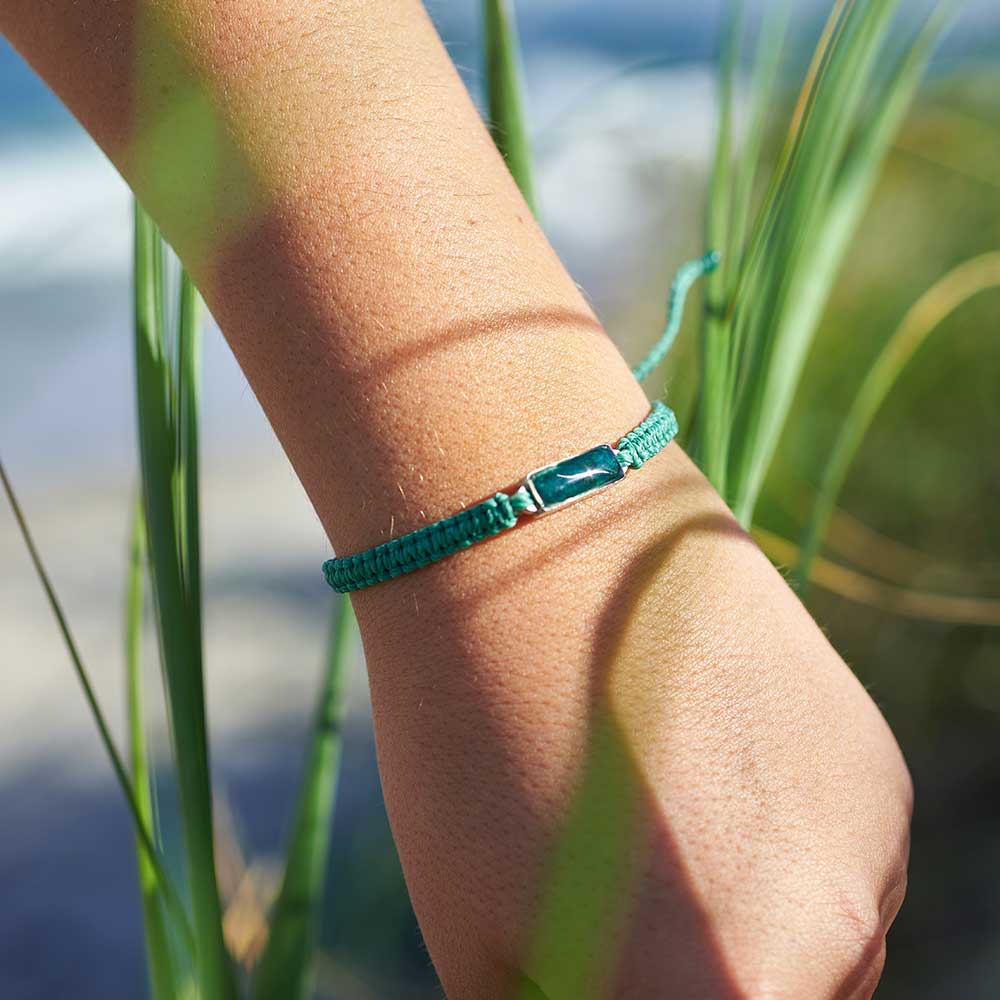 bracelet made from fishing net 4Ocean Ghost Net Bracelet (GREEN)