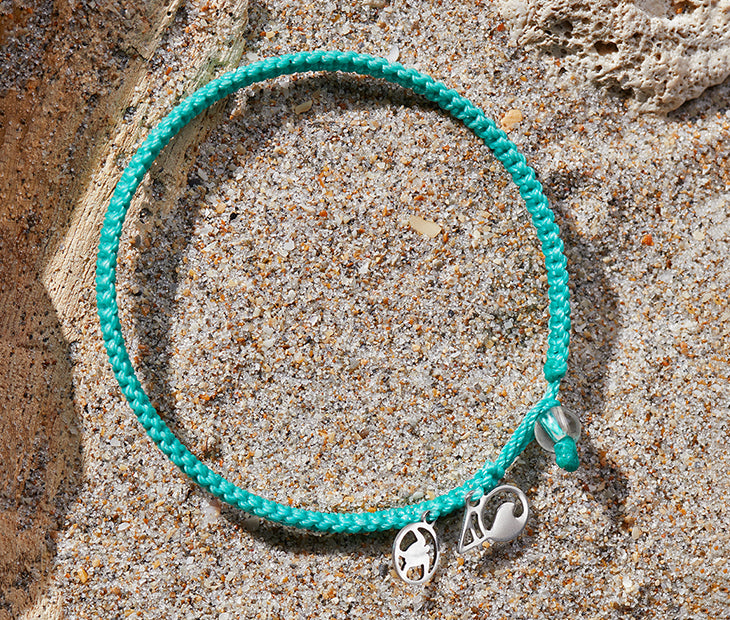 Hawksbill Sea Turtle Braided Bracelet - 4ocean