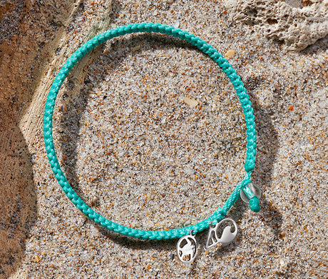 Hawksbill Sea Turtle Braided Bracelet - 4ocean