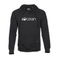 4cean black hooded sweatshirt - front