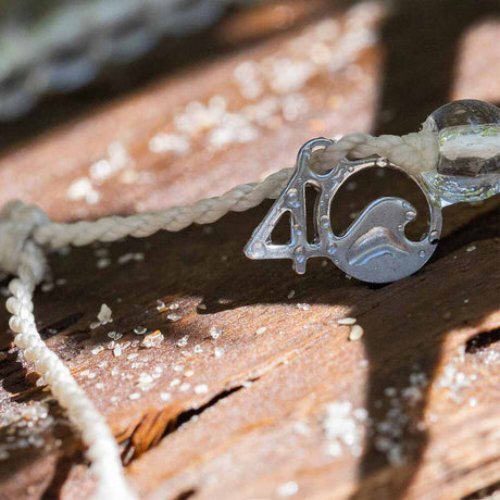 4ocean Polar Bear Beaded Bracelet Close-up