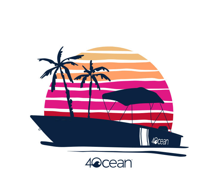4ocean endless sunset vessel sticker