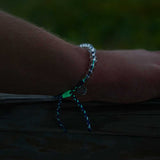 Deep Sea Beaded Bracelet in Abyssal Blue Glow