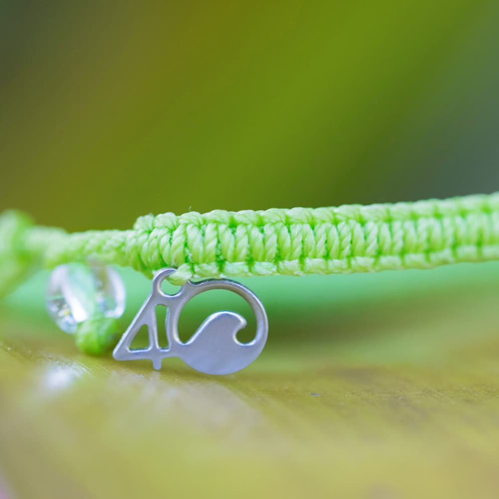 4ocean Sea Turtle Braided Bracelet Close-up