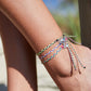 4ocean Braided Anklets - Electric Green, Patriotic Twist, Tropical Summer