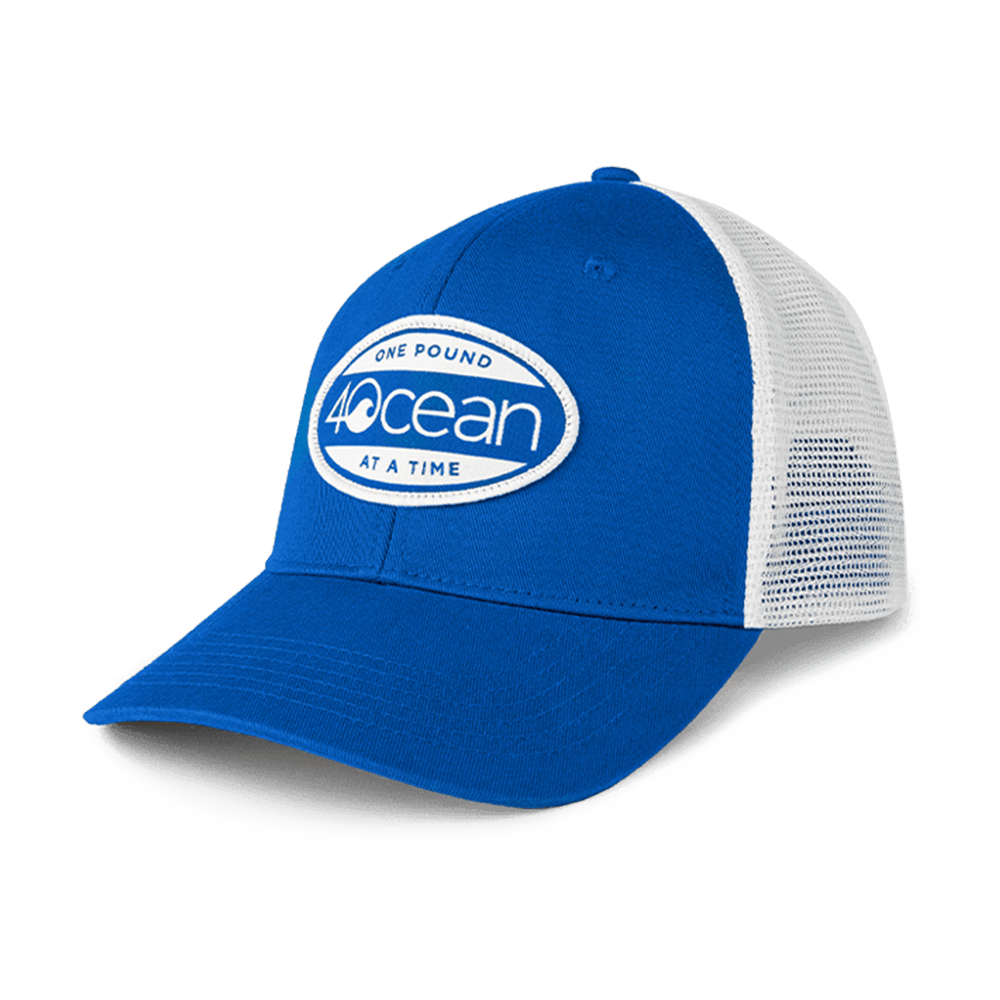 4ocean surfer badge trucker hat